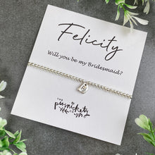 Load image into Gallery viewer, Will You Be My... Initial Beaded Bracelet-5-The Persnickety Co