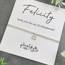 Load image into Gallery viewer, Will You Be My... Initial Beaded Bracelet-6-The Persnickety Co