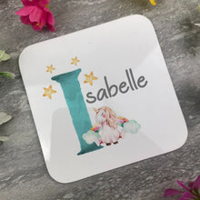 Load image into Gallery viewer, Unicorn Enamel Mug, Placemat and Coaster