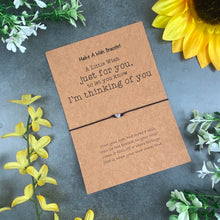 Load image into Gallery viewer, I'm Thinking Of You Wish Bracelet-The Persnickety Co