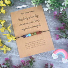 Load image into Gallery viewer, Chakra Wish Bracelet