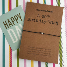 Load image into Gallery viewer, A 40th Birthday Wish - Star-9-The Persnickety Co