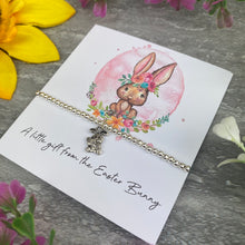 Load image into Gallery viewer, A little Gift From The Easter Bunny Floral Beaded Bracelet