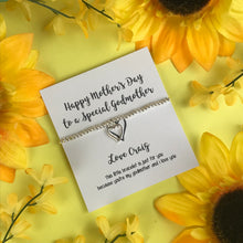 Load image into Gallery viewer, Happy Mothers Day To A Special Godmother - Personalised Bracelet-5-The Persnickety Co