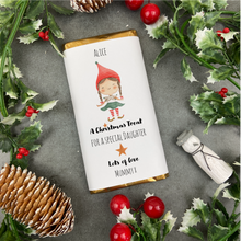 Load image into Gallery viewer, Daughter Christmas Gift - Personalised Chocolate Bar