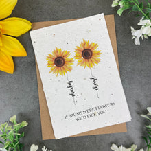 Load image into Gallery viewer, Personalised Sunflowers - Mother's Day Plantable Card-The Persnickety Co