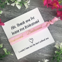 Load image into Gallery viewer, Bridesmaid Hair Tie-5-The Persnickety Co