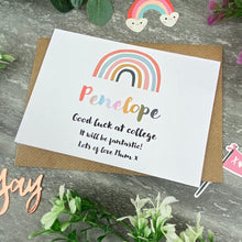Load image into Gallery viewer, Good Luck At College Rainbow Card-4-The Persnickety Co