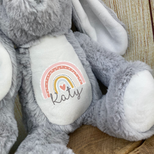 Load image into Gallery viewer, Rainbow Personalised Bunny Rabbit Soft Toy