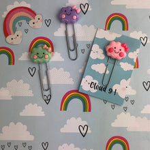 Load image into Gallery viewer, Happy Cloud Resin Paper Clip-3-The Persnickety Co