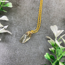 Load image into Gallery viewer, Dainty Crystal Necklace - Citrine