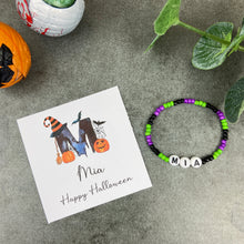 Load image into Gallery viewer, Cute Personalised Halloween Bracelet