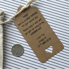 Load image into Gallery viewer, Lucky Sixpence Gift Bag For Dad-7-The Persnickety Co