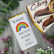 Load image into Gallery viewer, Teacher Chocolate Bar- Helping Me Shine