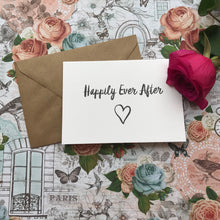 Load image into Gallery viewer, Happily Ever After Wedding Card-The Persnickety Co