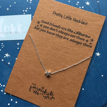 Load image into Gallery viewer, Good Friends Are Like Stars Silver/Gold Necklace-2-The Persnickety Co