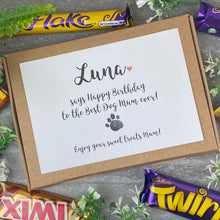 Load image into Gallery viewer, Happy Birthday Dog Mum / Dad - Personalised Chocolate Box-The Persnickety Co
