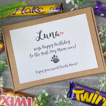 Load image into Gallery viewer, Happy Birthday Dog Mum / Dad - Personalised Chocolate Box-The Persnickety Co