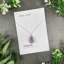 Load image into Gallery viewer, Amethyst Necklace - Stress Relief