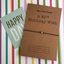 Load image into Gallery viewer, A 40th Birthday Wish - Star-3-The Persnickety Co