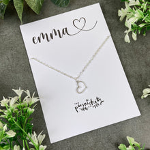 Load image into Gallery viewer, Dainty Heart Necklace - Personalized Name