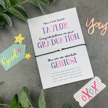 Load image into Gallery viewer, Exam Congratulations - Graduation Star Wish Bracelet