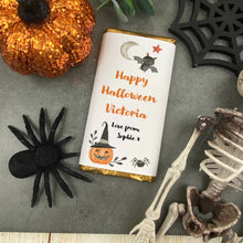 Load image into Gallery viewer, Happy Halloween Personalised Chocolate Bar