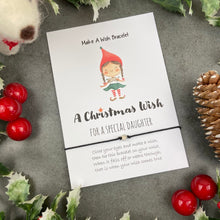Load image into Gallery viewer, A Christmas Wish - Daughter Wish Bracelet