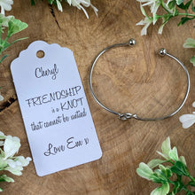 Load image into Gallery viewer, Friendship Is A Knot Bangle-The Persnickety Co