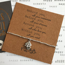 Load image into Gallery viewer, Beaded Charm Bracelet - Behind You All Your Memories-6-The Persnickety Co