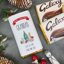 Load image into Gallery viewer, Merry Christmas Grandad - Personalised Chocolate Bar