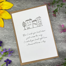 Load image into Gallery viewer, I Wish You Lived Closer Personalised Card