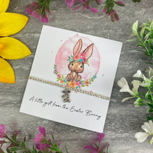 Load image into Gallery viewer, A little Gift From The Easter Bunny Floral Beaded Bracelet