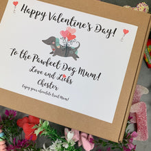 Load image into Gallery viewer, Personalised Pawfect Dog Dad/Mum Valentines Sweet Box