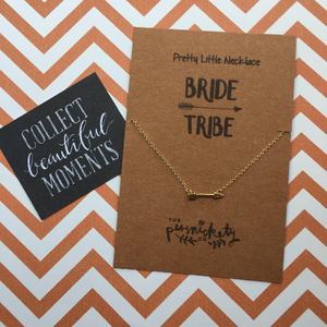 Bride Tribe Arrow Necklace-2-The Persnickety Co
