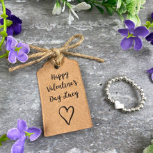 Load image into Gallery viewer, Happy Valentine's Day Stretch Ring-4-The Persnickety Co