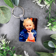 Load image into Gallery viewer, Personalised Photo Keyring - Rectangular