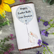 Load image into Gallery viewer, Cute Easter Bunny Personalised Chocolate Bar-The Persnickety Co