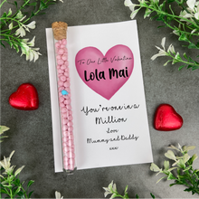 Load image into Gallery viewer, One In A Million Love Heart - Personalised Valentines Treat