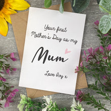 Load image into Gallery viewer, First Mother's Day Personalised Card-The Persnickety Co