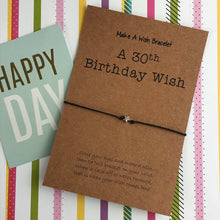 Load image into Gallery viewer, A 30th Birthday Wish -Star-2-The Persnickety Co