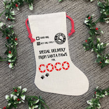 Load image into Gallery viewer, Dog Christmas Stocking-The Persnickety Co