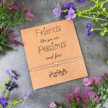 Load image into Gallery viewer, Friends Like You Are Precious And Few Beaded Bracelet-4-The Persnickety Co