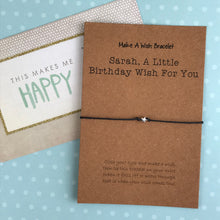 Load image into Gallery viewer, Personalised A Little Birthday Wish For You-6-The Persnickety Co