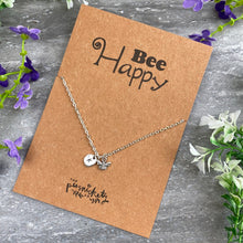 Load image into Gallery viewer, Bee Happy Necklace-3-The Persnickety Co