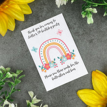 Load image into Gallery viewer, Personalised Birthday Party Favours - Rainbow