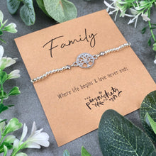 Load image into Gallery viewer, Tree Of Life Beaded Bracelet - Family