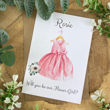 Load image into Gallery viewer, Will You Be Our Flower Girl Wedding Card-2-The Persnickety Co