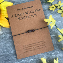 Load image into Gallery viewer, A Little Wish For Motivation - Garnet-8-The Persnickety Co
