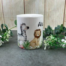 Load image into Gallery viewer, Personalised Money Box - Jungle